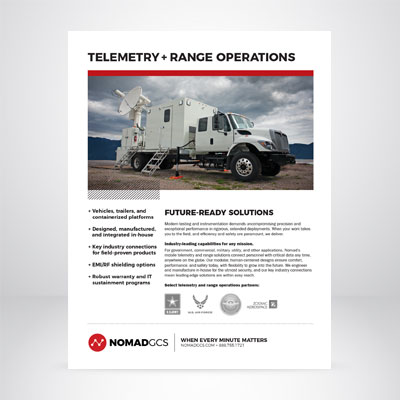 Brochure - Mobile Telemetry Solutions
