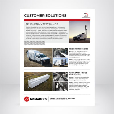 Past Performance: Telemetry and Test Range